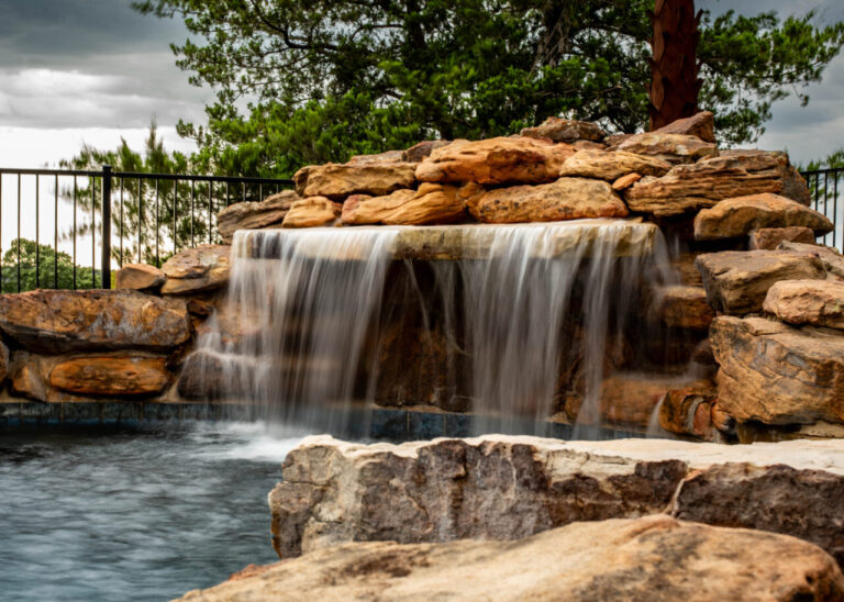 Pool Waterfall installer