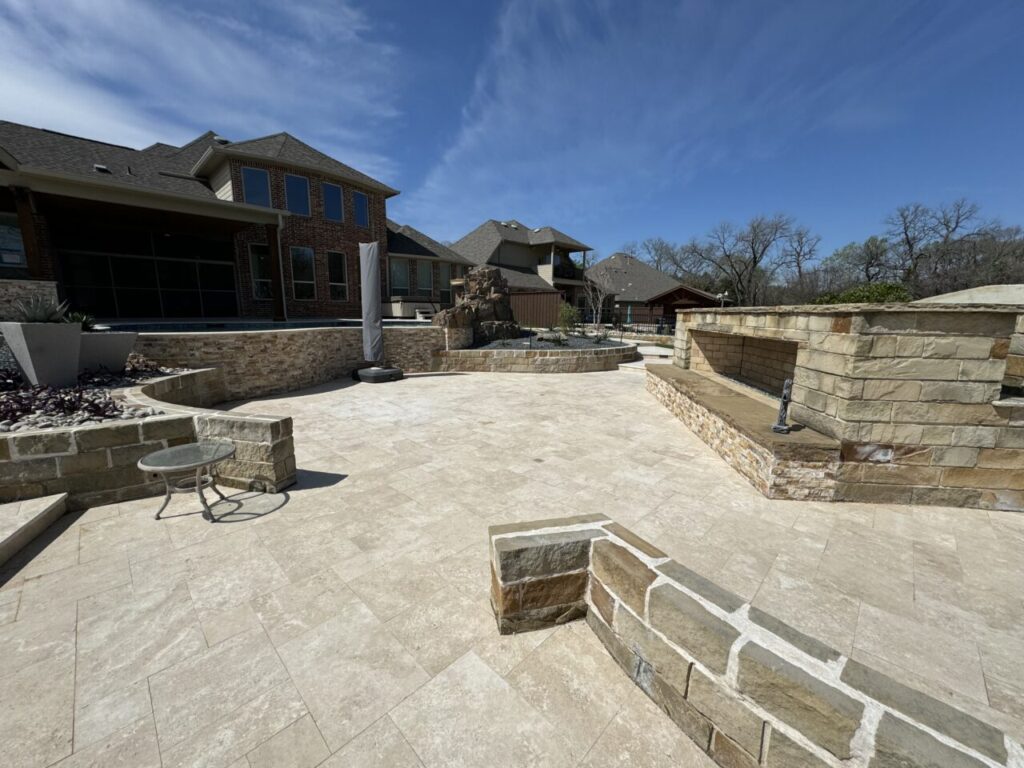 Custom patio remodel
